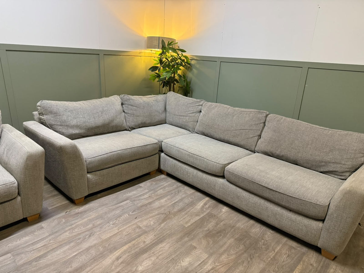 DFS Sophia light grey corner sofa and matching armchair RS-003 – photo 3
