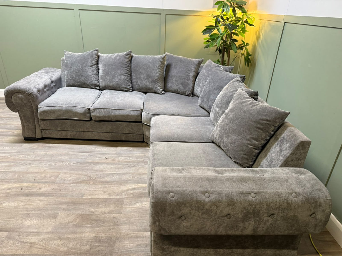 Grey chesterfield corner sofa RS-009 – photo 2