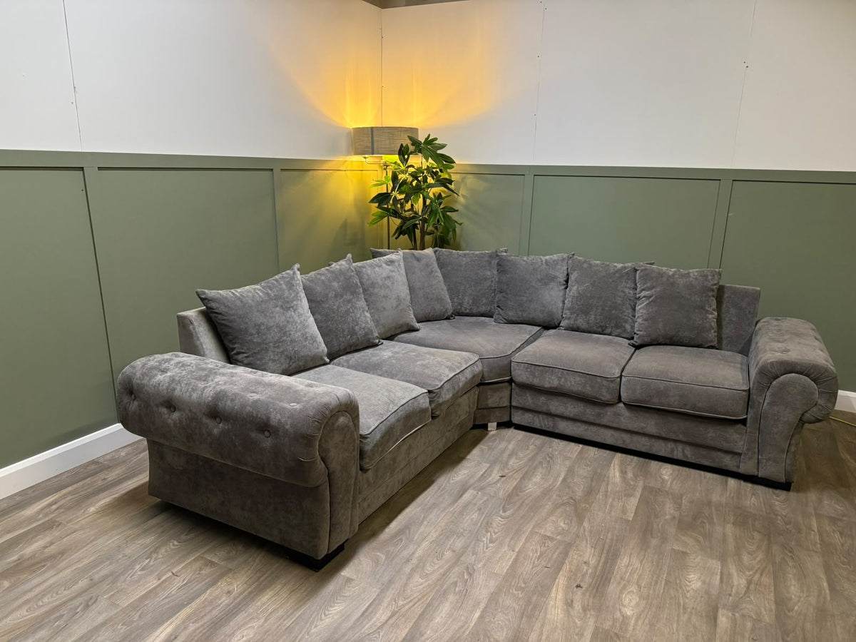Grey chesterfield corner sofa RS-009 – photo 3