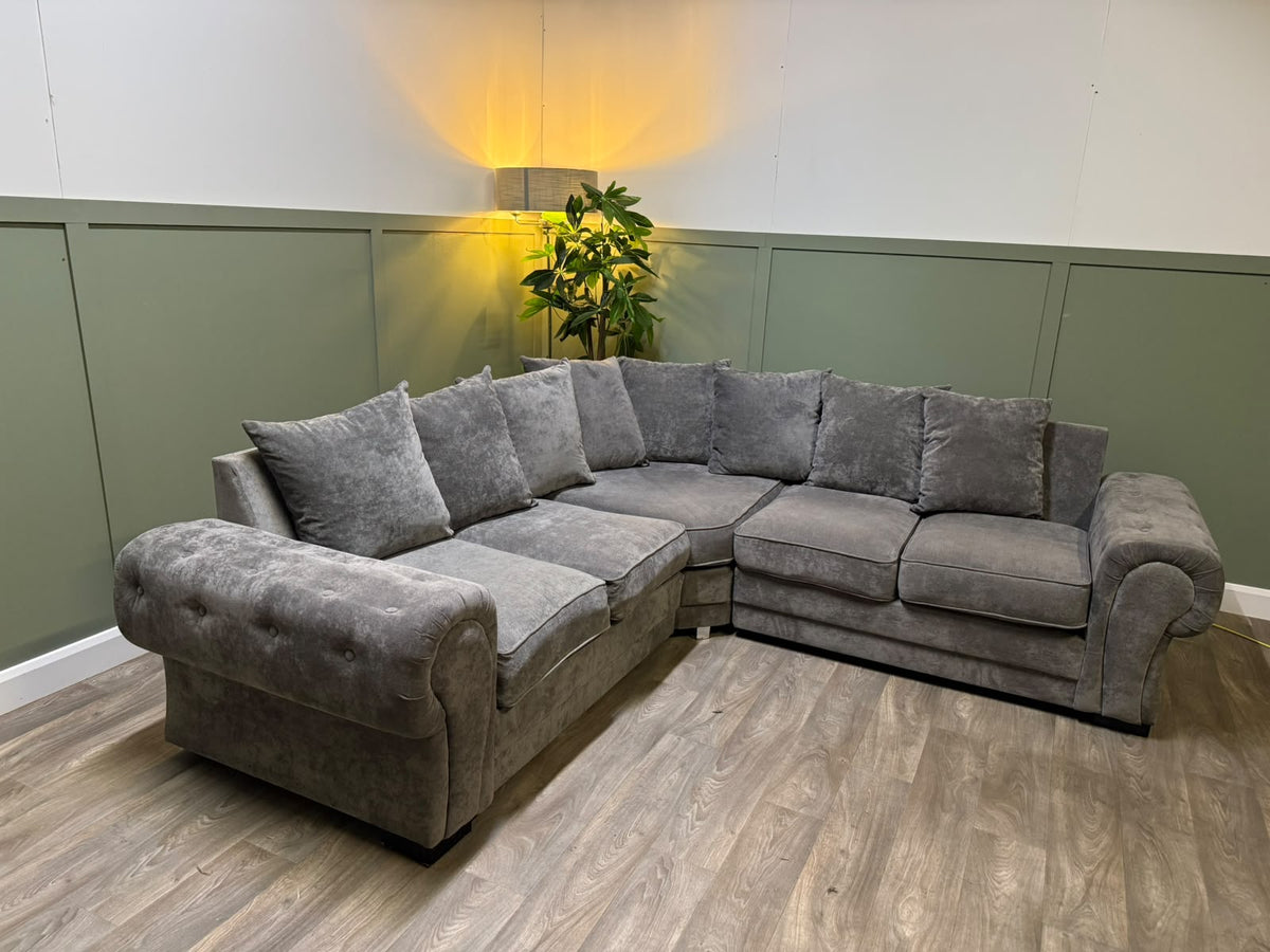 Grey chesterfield corner sofa RS-009 – photo 4